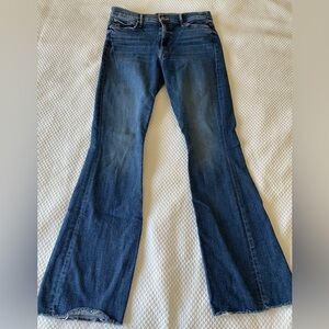 Mother weekender fray jeans